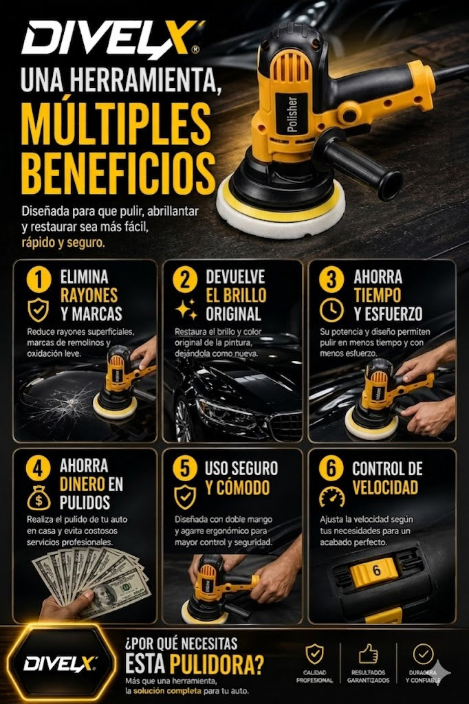 Pulidor de Presión Ajustable