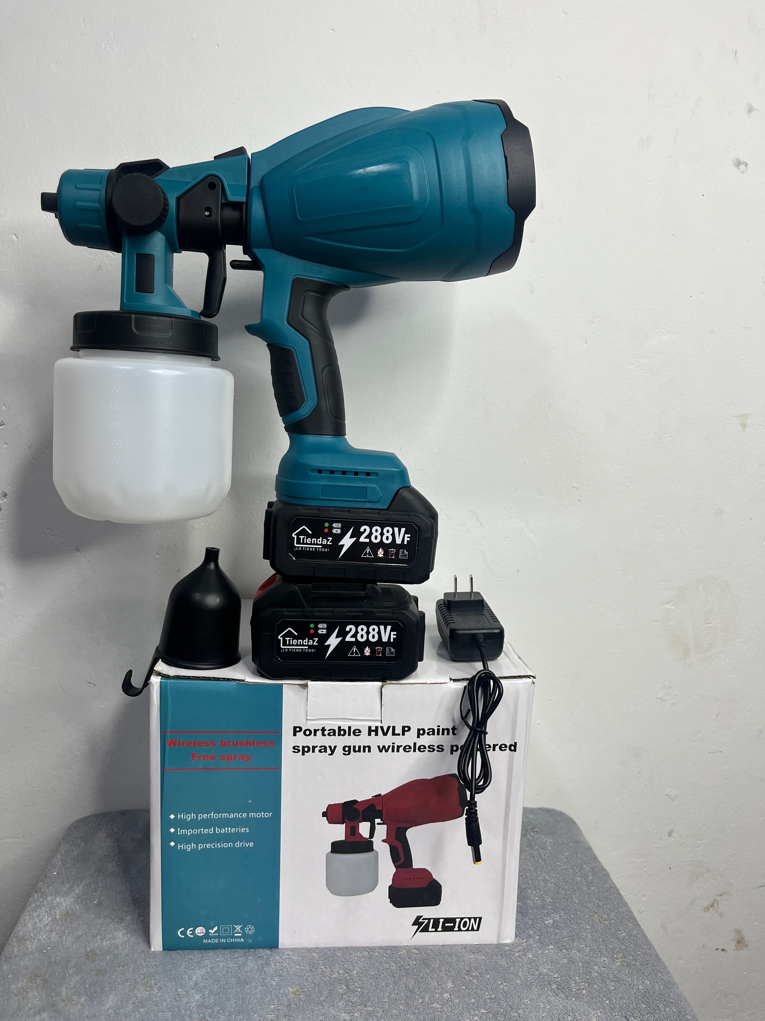 Pistola Pulverizadora 288V – Pinta Todo en Minutos y Sin Esfuerzo