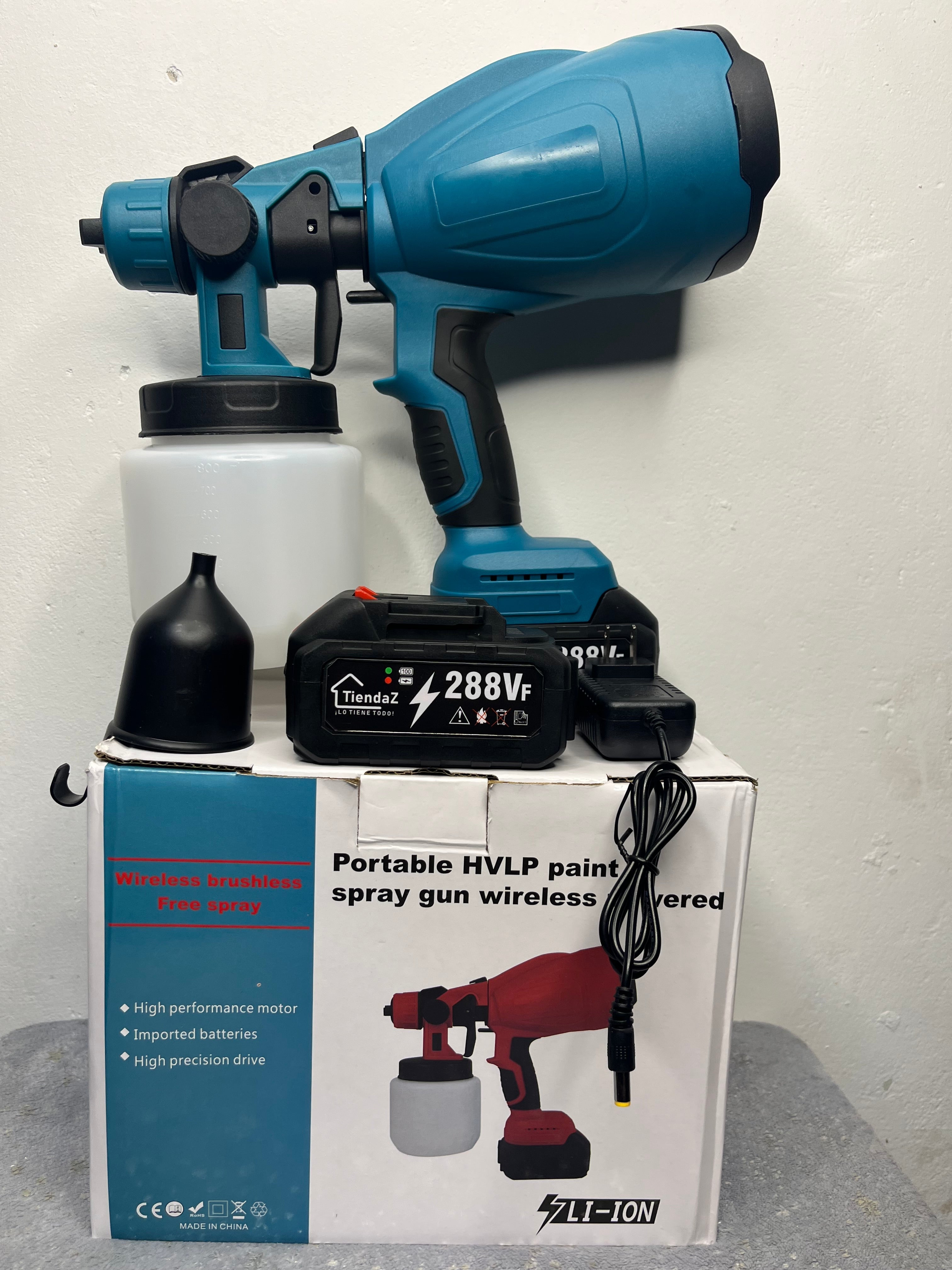 Pistola Pulverizadora 288V – Pinta Todo en Minutos y Sin Esfuerzo