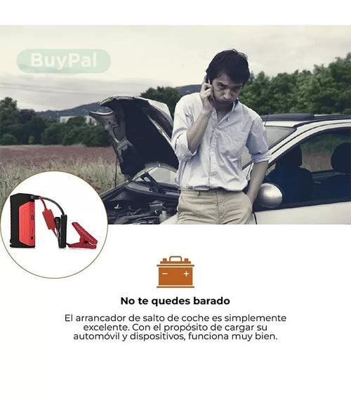 ARRANCADOR DE BATERÍAS 4 EN 1